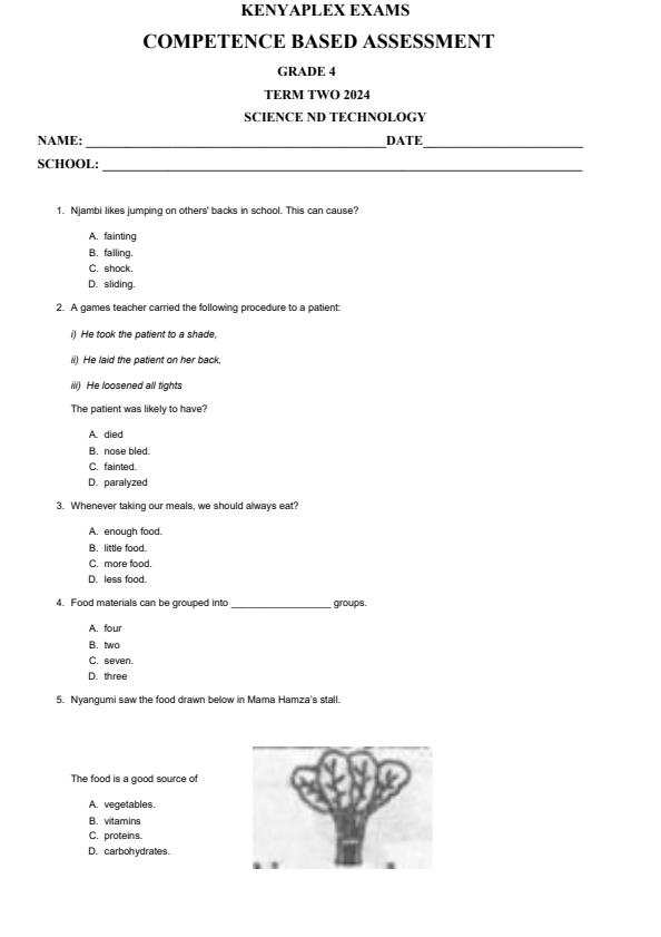 Preview page Grade-4-Science--Technology-End-of-May-Assessment-Test-2024_2605_0.jpg