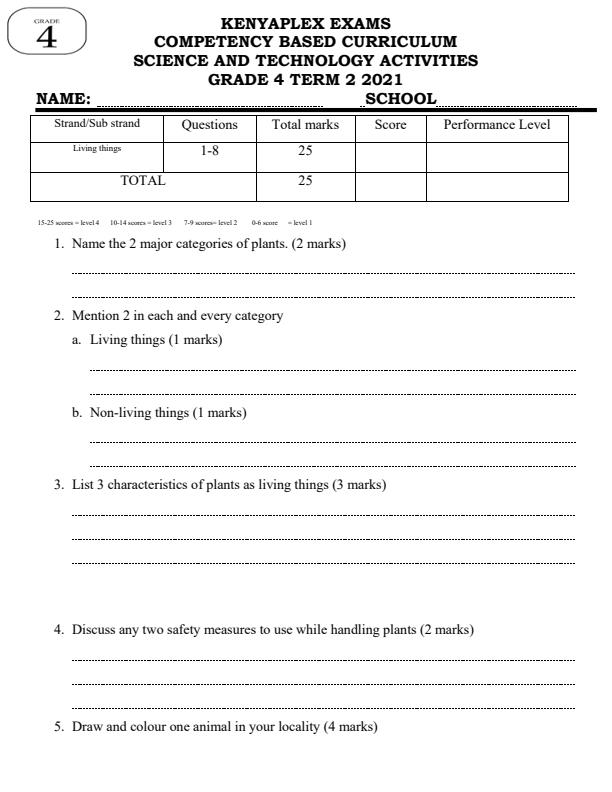 Preview page Grade-4-Science-and-Technology-Activities-End-of-Term-2-Examination-2021_913_0.jpg