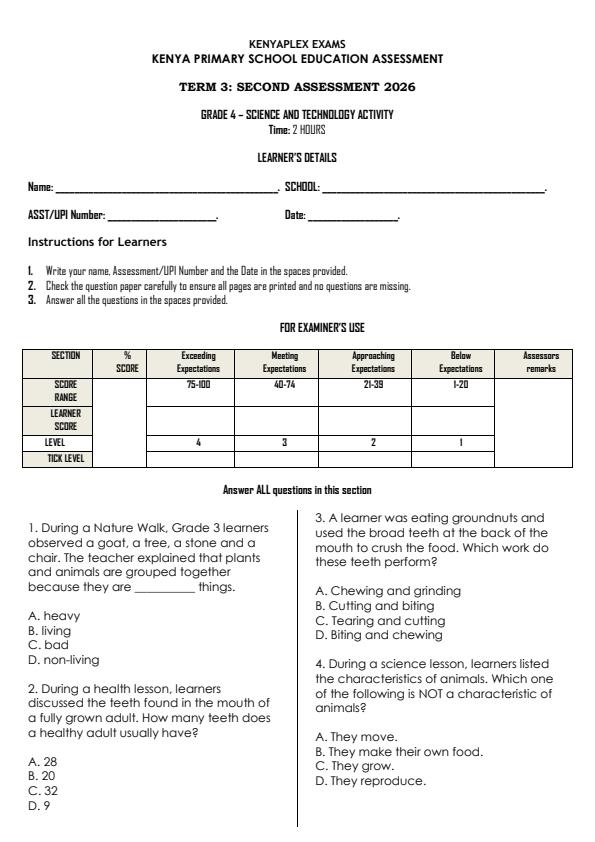 Preview page Grade-4-Science-and-Technology-Activity-End-Term-3-Exam-2026_6824_0.jpg