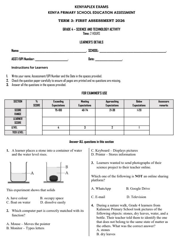 Preview page Grade-4-Science-and-Technology-Activity-Term-3-Opener-Exam-2026_6480_0.jpg