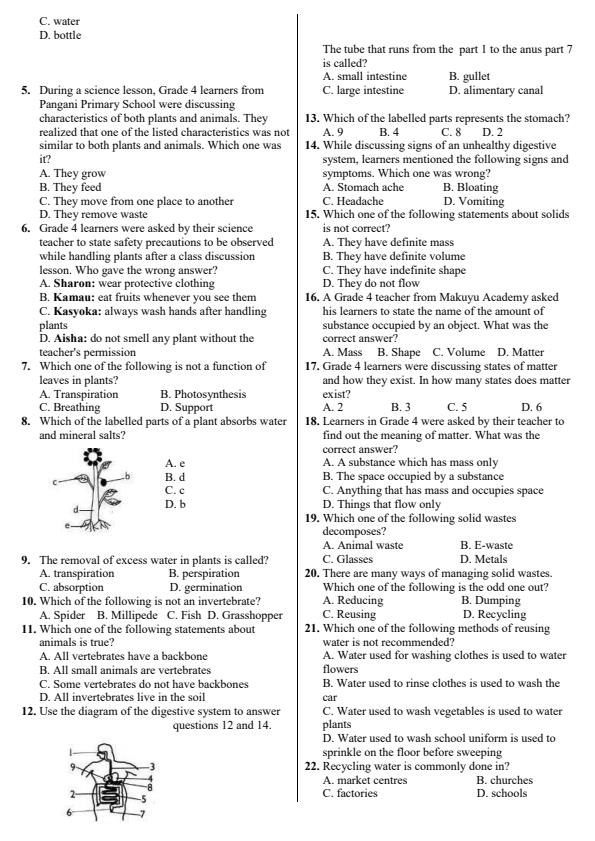 Preview page Grade-4-Science-and-Technology-Activity-Term-3-Opener-Exam-2026_6480_1.jpg