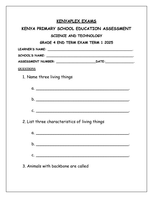 Preview page Grade-4-Science-and-Technology-End-of-Term-1-Examination-2025_3781_0.jpg
