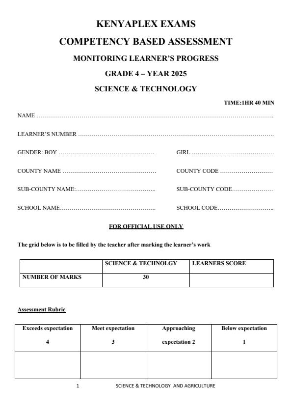 Preview page Grade-4-Science-and-Technology-Mid-Term-2-Exam-2025_4201_0.jpg