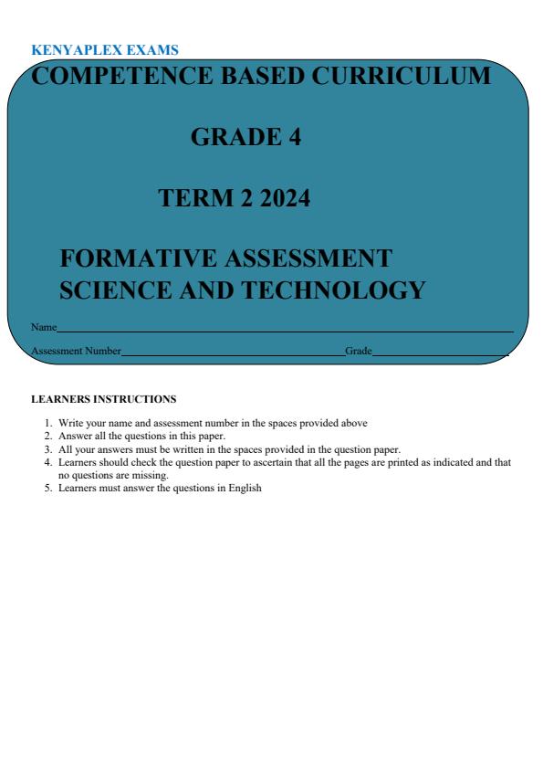 Preview page Grade-4-Science-and-Technology-Term-2-Opener-Exam-2024_2474_0.jpg