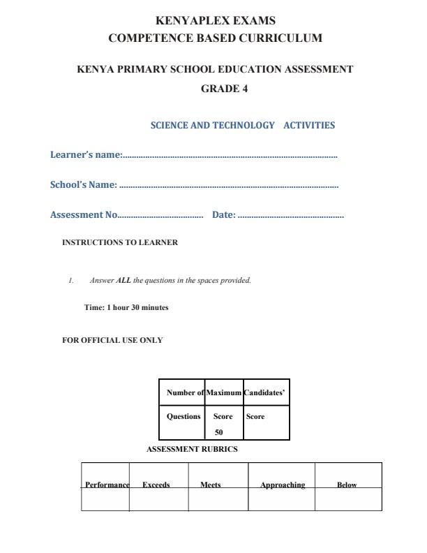 Preview page Grade-4-Science-and-Technology-Term-3-Opener-Exam-2025_4506_0.jpg