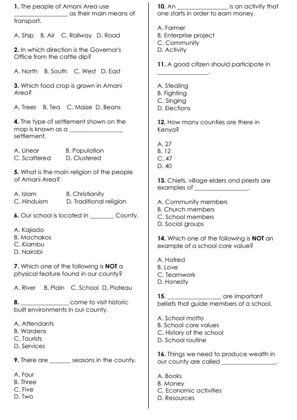Preview page Grade-4-Social-Studies-End-Term-3-Exam-2026_6825_1.jpg