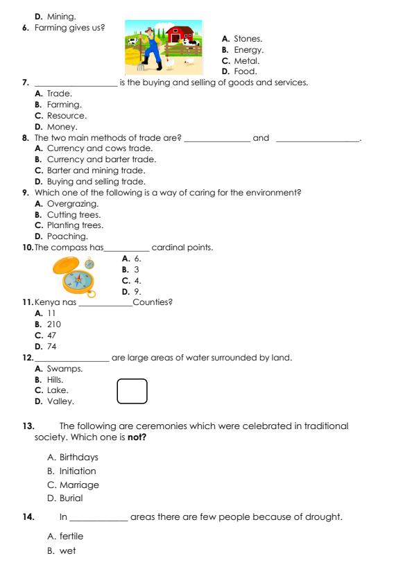 Preview page Grade-4-Social-Studies-End-of-Term-2-Examination-2024_2828_1.jpg
