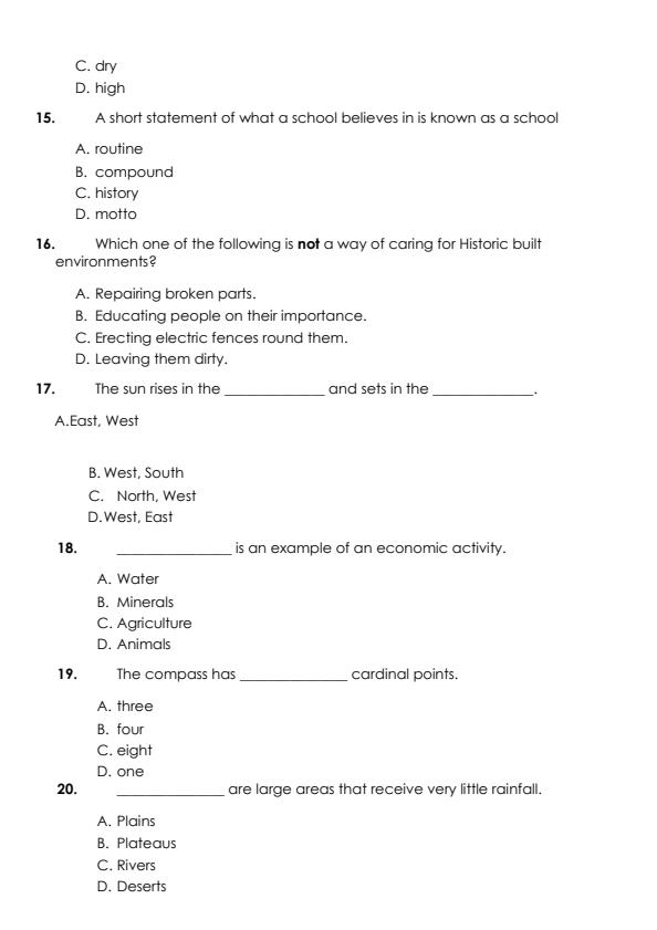 Preview page Grade-4-Social-Studies-End-of-Term-2-Examination-2024_2828_2.jpg