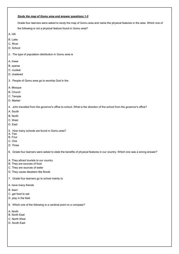 Preview page Grade-4-Social-Studies-Term-3-Opener-Exam-2024_2988_1.jpg