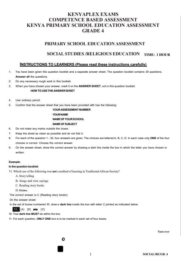Preview page Grade-4-Social-Studies-and-Religious-Education-Mid-Term-3-Exam-2025_4707_0.jpg