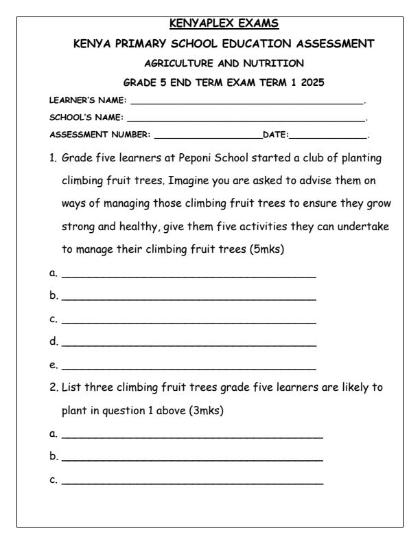 Preview page Grade-5-Agriculture-and-Nutrition-End-of-Term-1-Examination-2025_3783_0.jpg