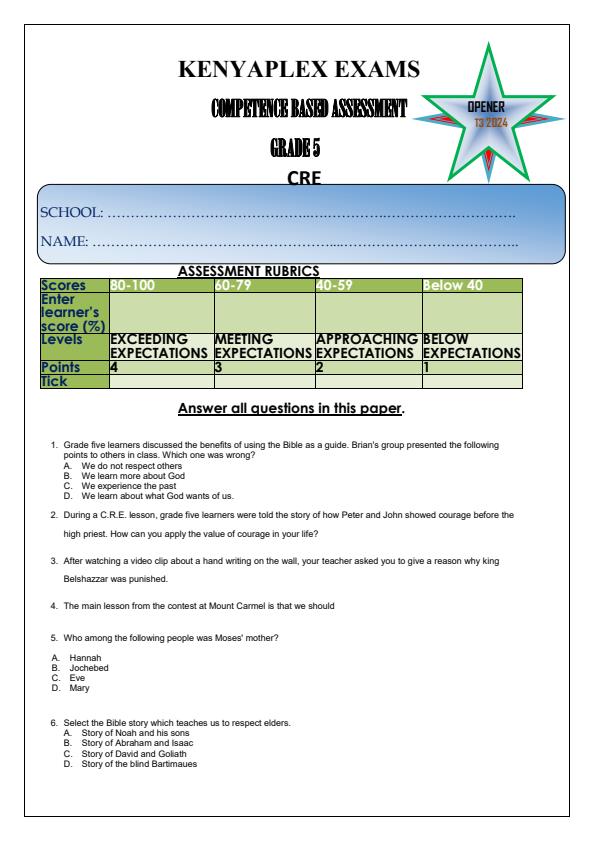 Preview page Grade-5-CRE-Term-3-Opener-Exam-2024_3051_0.jpg