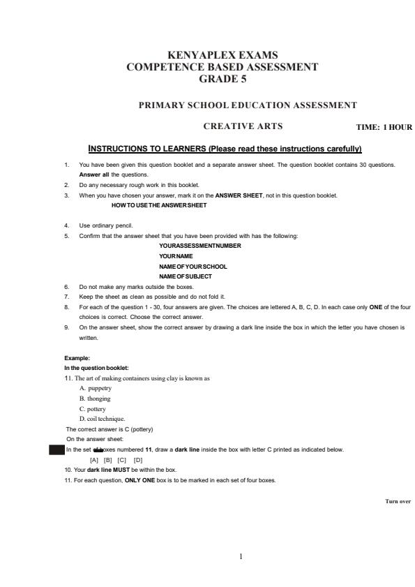 Preview page Grade-5-Creative-Arts-End-of-Term-3-Exam-2025_4824_0.jpg