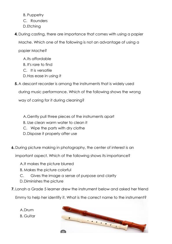 Preview page Grade-5-Creative-Arts-Mid-Term-2-Exam-2024_2676_1.jpg