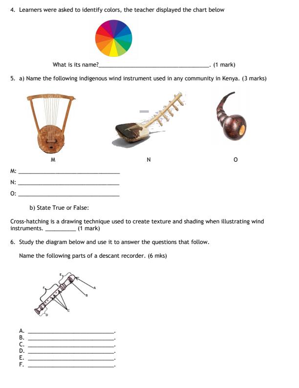 Preview page Grade-5-Creative-Arts-Mid-Term-2-Exam-2026_5832_1.jpg