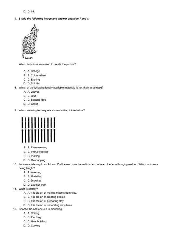 Preview page Grade-5-Creative-Arts-Mid-Term-3-Exam-2024_3156_1.jpg