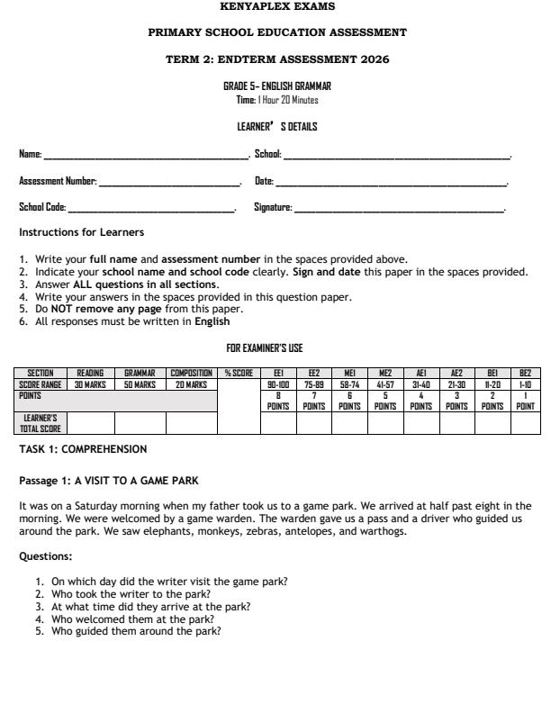 Preview page Grade-5-English--Grammar-End-Term-2-Exam-2026_6051_0.jpg