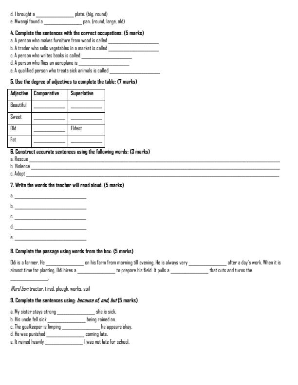 Preview page Grade-5-English-Activities-Grammar-Term-2-Opener-Exam-2026_5564_1.jpg