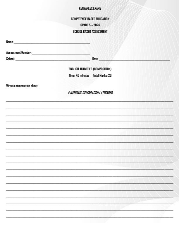 Preview page Grade-5-English-Composition-Term-2-Opener-Exam-2026_5563_0.jpg
