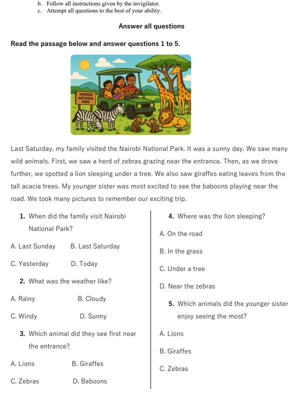 Preview page Grade-5-English-End-of-Term-2-Exam-2025_4365_1.jpg