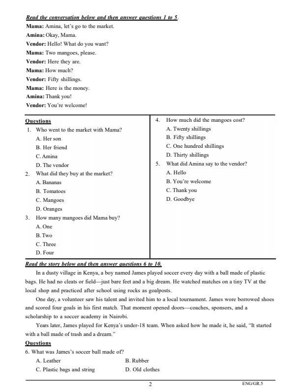 Preview page Grade-5-English-End-of-Term-3-Exam-2025_4825_1.jpg
