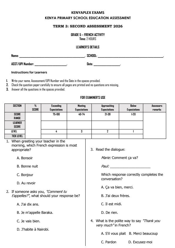 Preview page Grade-5-French-Activity-End-Term-3-Exam-2026_6833_0.jpg