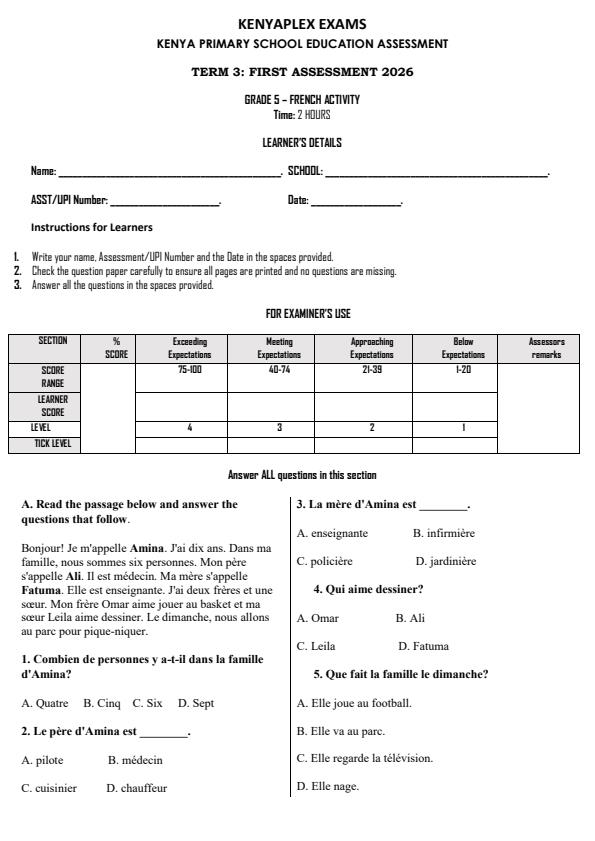 Preview page Grade-5-French-Activity-Term-3-Opener-Exam-2026_6487_0.jpg