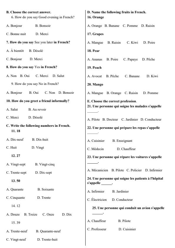 Preview page Grade-5-French-Activity-Term-3-Opener-Exam-2026_6487_1.jpg