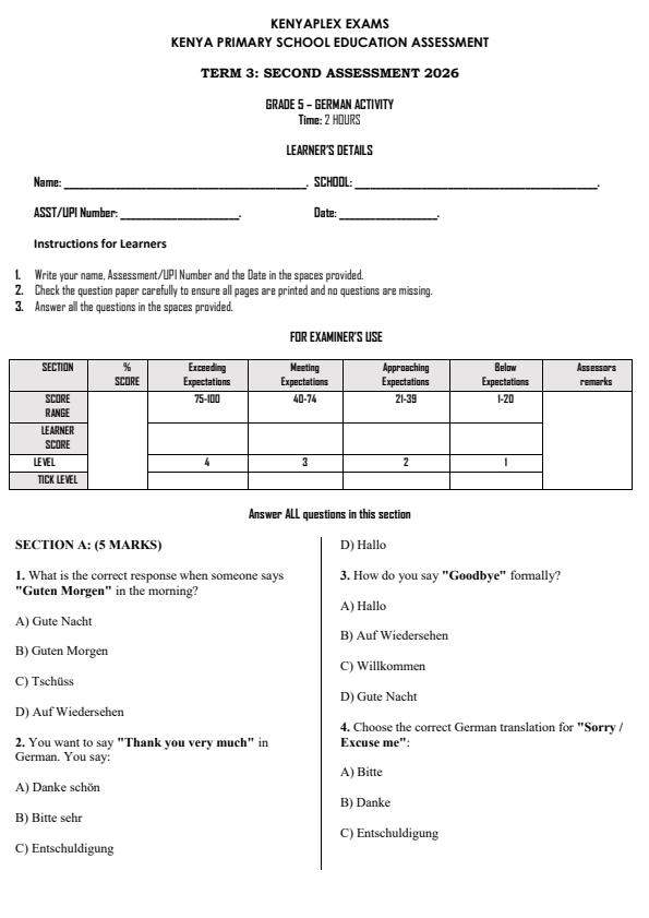 Preview page Grade-5-German-Activity-End-Term-3-Exam-2026_6834_0.jpg