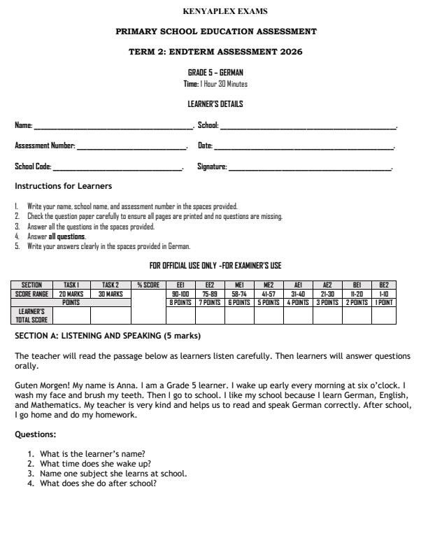 Preview page Grade-5-German-End-Term-2-Exam-2026_6054_0.jpg