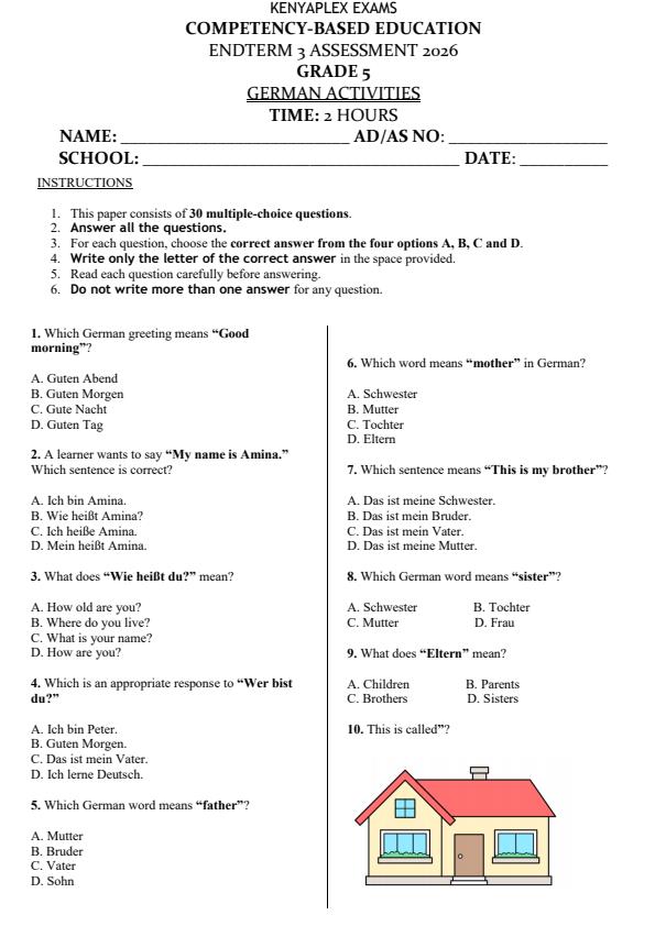 Preview page Grade-5-German-End-Term-3-Set-2-Exam-2026_7097_0.jpg