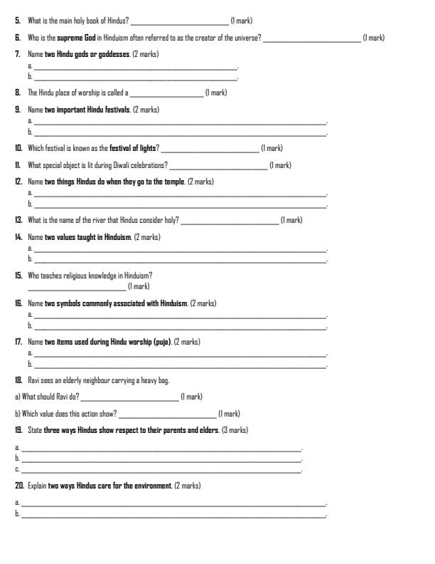 Preview page Grade-5-Hindu-religious-education-Activities-Term-2-Opener-Exam-2026_5568_1.jpg