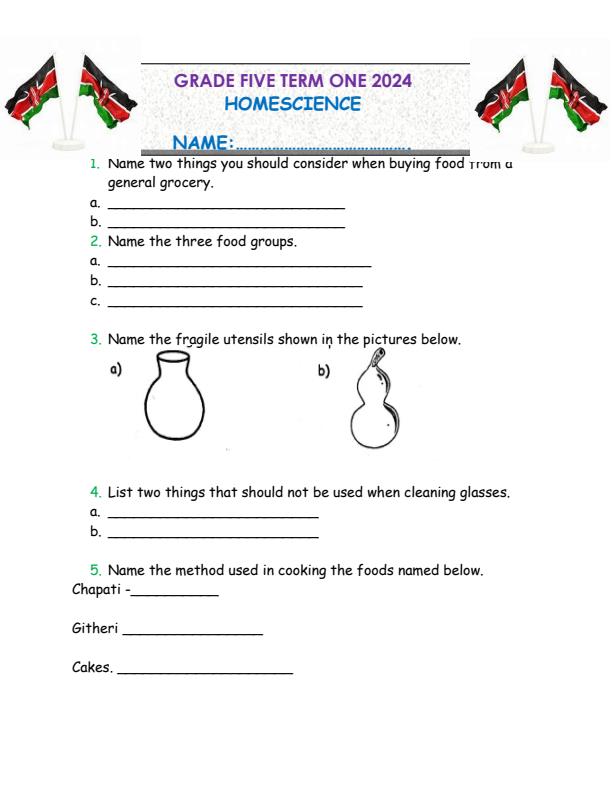 Preview page Grade-5-Home-Science-Term-1-Opener-Exam-2024_1954_0.jpg