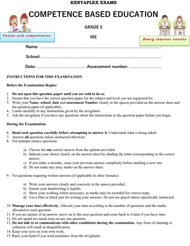Preview page Grade-5-IRE-End-of-Term-2-Exam-2025_4366_0.jpg
