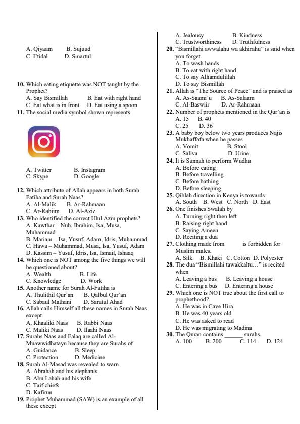 Preview page Grade-5-IRE-Mid-Term-1-Exam-2026_5082_1.jpg