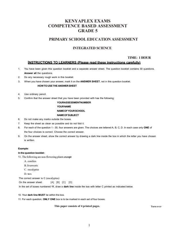 Preview page Grade-5-Integrated-Science-End-of-Term-3-Exam-2025_4827_0.jpg