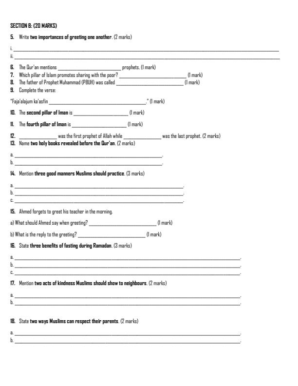 Preview page Grade-5-Isalmic-Religious-Education-Activities-Term-2-Opener-Exam-2026_5569_1.jpg