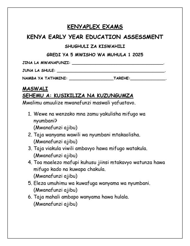 Preview page Grade-5-Kiswahili-End-of-Term-1-Examination-2025_3787_0.jpg