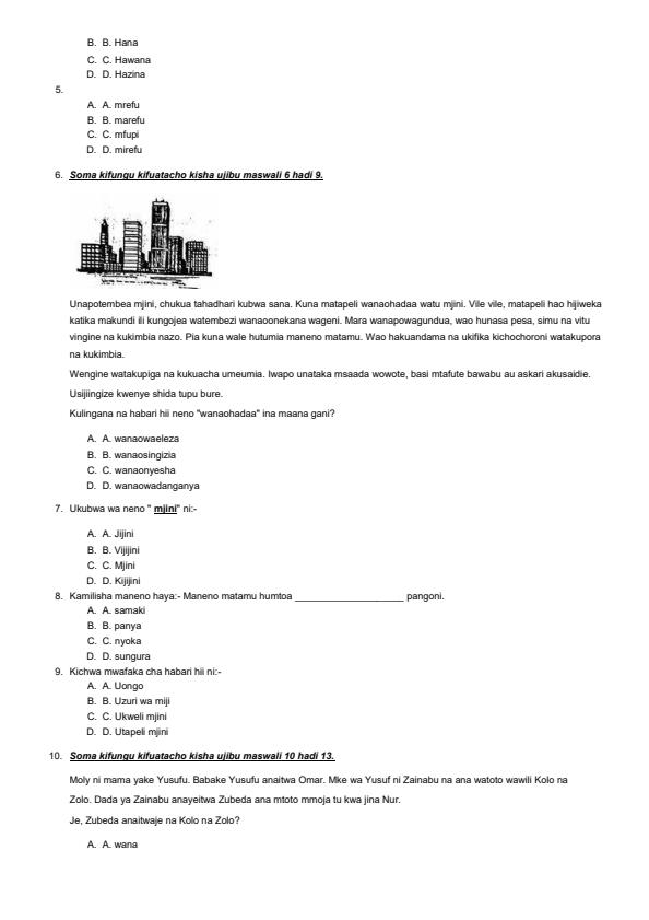 Preview page Grade-5-Kiswahili-Mid-Term-3-Exam-2024_3160_1.jpg