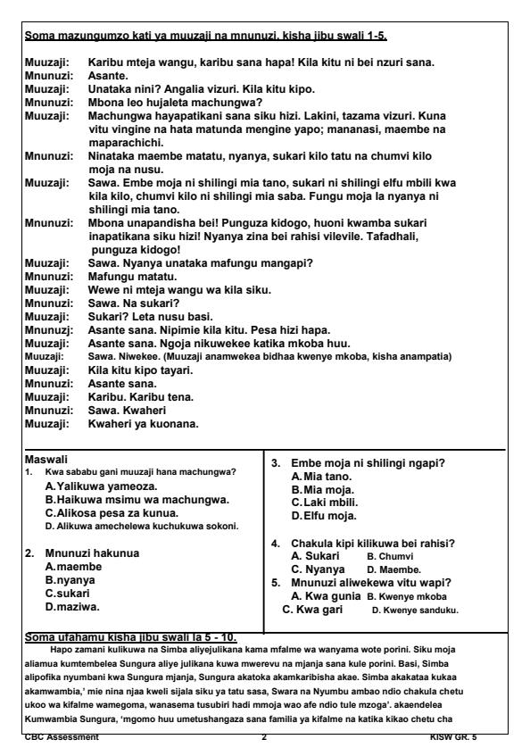 Preview page Grade-5-Kiswahili-Term-1-Opener-Exam-2025_3523_1.jpg