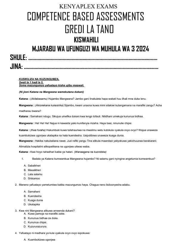 Preview page Grade-5-Kiswahili-Term-3-Opener-Exam-2024_2956_0.jpg