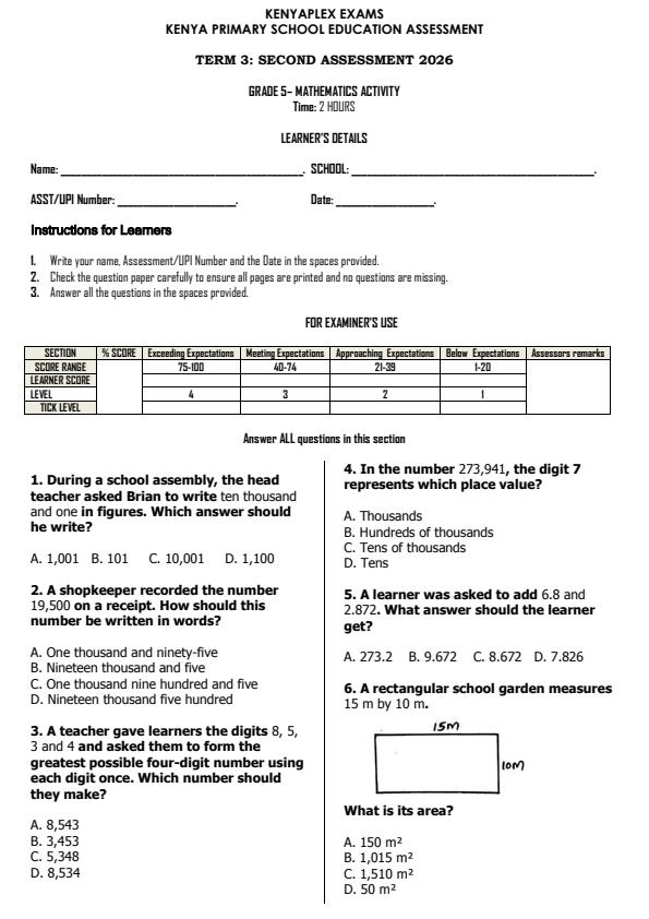 Preview page Grade-5-Mathematics-Activity-End-Term-3-Exam-2026_6840_0.jpg