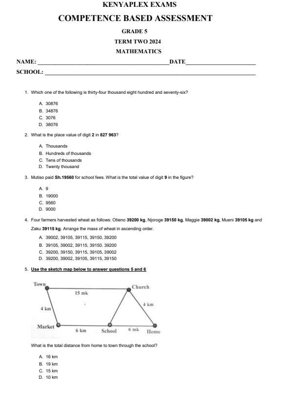 Preview page Grade-5-Mathematics-End-of-May-Assessment-Test-2024_2588_0.jpg