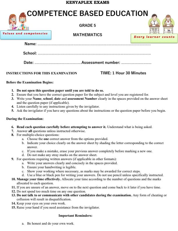 Preview page Grade-5-Mathematics-End-of-Term-2-Exam-2025_4368_0.jpg