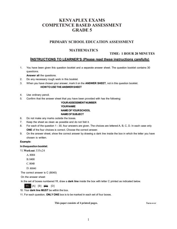 Preview page Grade-5-Mathematics-End-of-Term-3-Exam-2025_4829_0.jpg