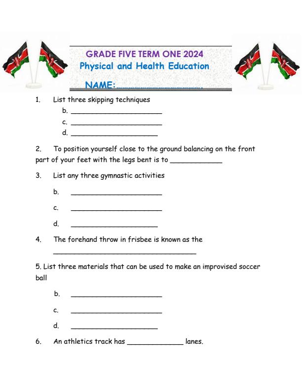 Preview page Grade-5-Physical-and-Health-Education-Term-1-Opener-Exam-2024_1958_0.jpg