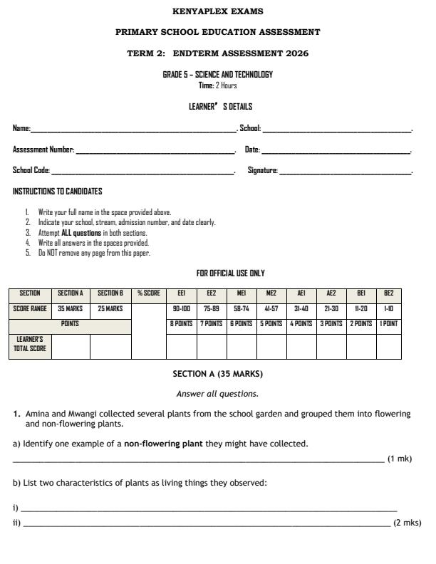 Preview page Grade-5-Science-and-Technology-End-Term-2-Exam-2026_6061_0.jpg