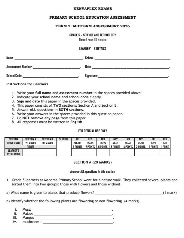 Preview page Grade-5-Science-and-Technology-Mid-Term-2-Exam-2026_5844_0.jpg