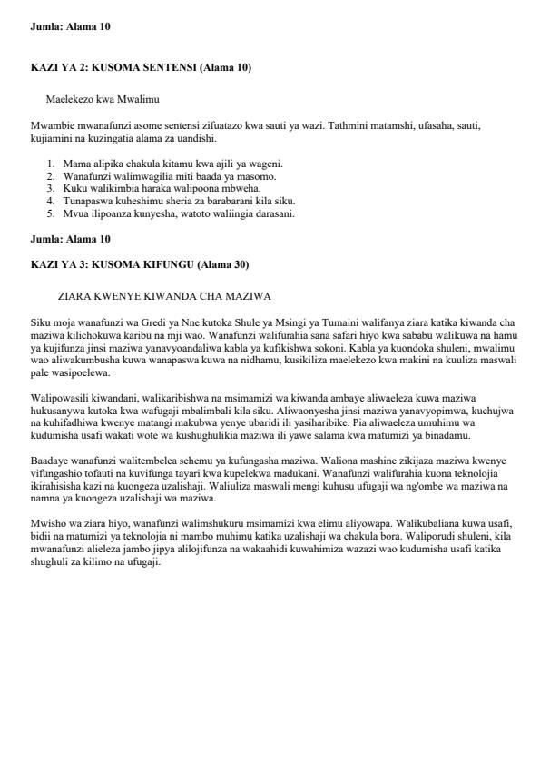 Preview page Grade-5-Shughuli-ya-Kiswahili--Kusikiliza-na-Kuzungumza-Term-3-Opener-Exam-2026_6492_1.jpg