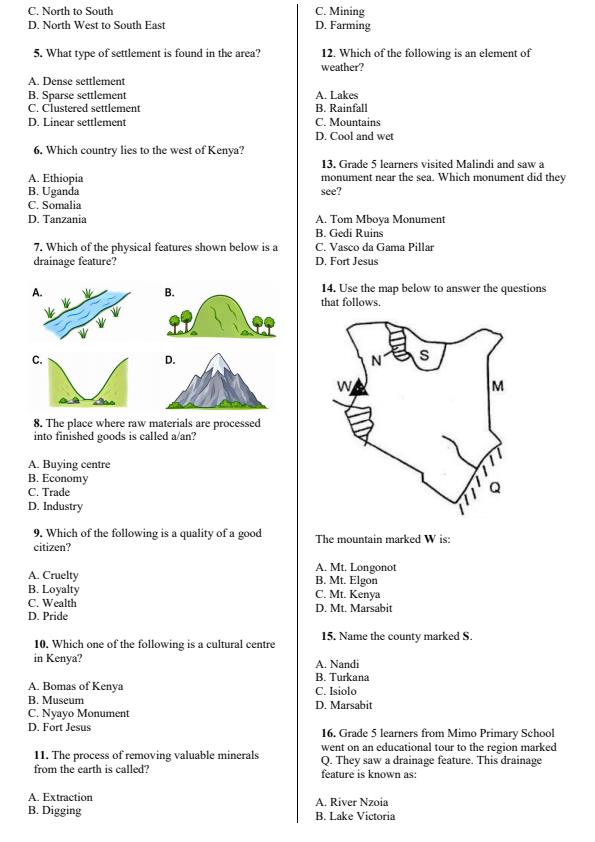 Preview page Grade-5-Social-Studies-End-Term-3-Set-2-Exam-2026_7105_1.jpg